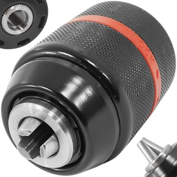 UCHWYT WIERTARSKI GŁÓWKA GŁOWICA DO WIERTARKI SAMOZACISKOWA BEZKLUCZOWY