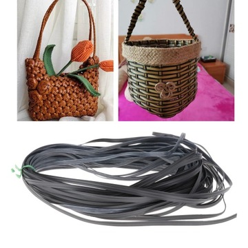 Плетеные мебельные ленты из ротанга, темно-серые.