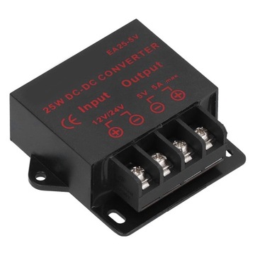 Przetwornik napięcia DC 12 V 24 V do 5 V 5A Moduł transformatora reduktora