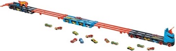 HOT WHEELS TRANSPORTER CARS ГОНОЧНЫЕ ТРАССЫ +3 машины