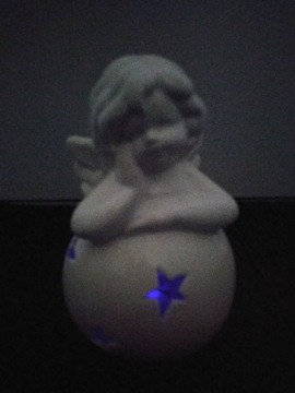 Керамическое светодиодное украшение в виде ангела