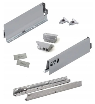 SZUFLADA TANDEMBOX ANTARO 650 NISKA M SZARA,BLUM