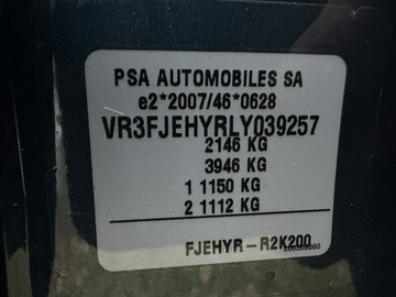 Peugeot 508 2020 Peugeot 508 2.0 BlueHDi 163 km Allure Kamery Autom, zdjęcie 39