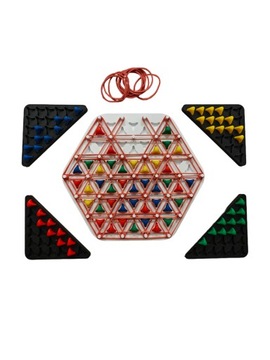 Игра Triggle Triangle Стратегические резиновые ленты 3D-головоломка