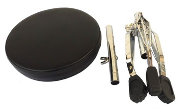 HY-DRUM T-80 stołek perkusyjny regulowany CZARNY