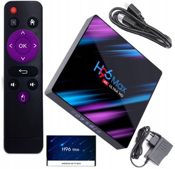 GenBOX H96 MAX 4/64GB ANDROID 10 SMART TV BOX KODI
