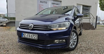 Volkswagen Touran III 1.6 TDI 110KM 2016 Volkswagen Touran 1,6 TDI 110 KM NAVI klimatronic OPLACONY 1.6 Diesel