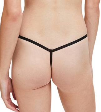 CALVIN KLEIN STRINGI CZARNE DAMSKIE THONGI S P8C