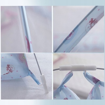 СКЛАДНАЯ ДОРОЖНАЯ кроватка, ВОСПРОИЗВЕДЕНИЕ С МОСКИТНОЙ СЕТКОЙ