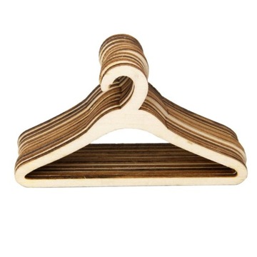 Натуральные деревянные вешалки, аксессуары для кукол, пальто, платье