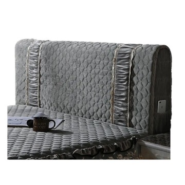 PIKOWANY POKROWIEC NA ZAGŁÓWEK ŁÓŻKA OCHRONNY POKROWIEC FLANELOWY 70x170CM