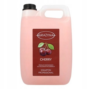 SZAMPON FRYZJERSKI DO WŁOSÓW FARBOWANYCH GRAŻYNA CHERRY WIŚNIOWY 5000ML