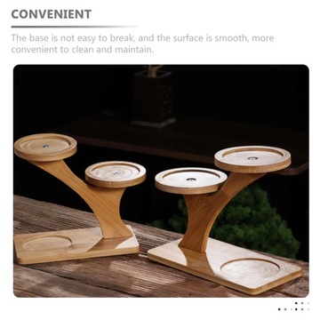 Бамбуковый поднос, мини-полка, настольный держатель