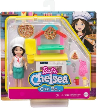 Barbie Chelsea KARIERA Zestaw GTR88 /4 KUCHARKA + AKCESORIA