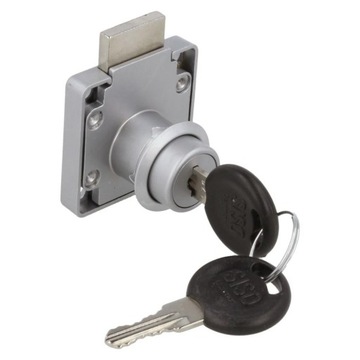Zamek meblowy SISO kwadratowy X850 ALUMINIUM nrD20