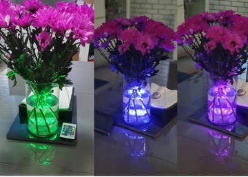 ОСВЕЩЕНИЕ АКВАРИУМА СВЕТИЛЬНИКИ ДЛЯ БАССЕЙНА 2 ШТ. ВОДОНЕПРОНИЦАЕМЫЕ IPX8 LED RGB ДИСТАНЦИОННЫЙ ПУЛЬТ