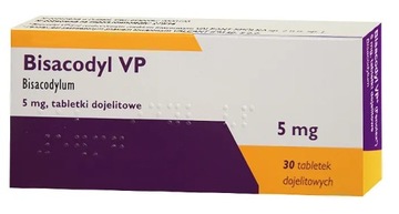 Bisacodyl VP 5mg bisakodyl na zaparcia 30 tabletek