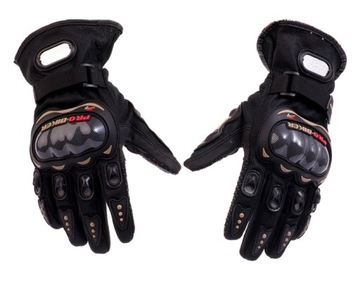 RĘKAWICE NA MOTOR DŁUGI MANKIET MOTOCYKLOWE CROSS PRO-BIKER L