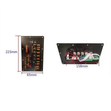 Плата аудиоусилителя, аудиомодуль, регулируемый глубокий бас, Bluetooth 5.0