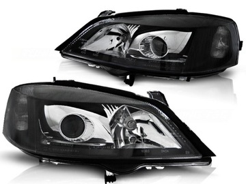 LAMPY SOCZEWKOWE OPEL ASTRA 2 II G 98-04R H7/H7 DEPO BLACK