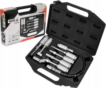 НАБОР НАСАДОК ДЛЯ СМАЗКИ 7 ШТ Yato YT-07110