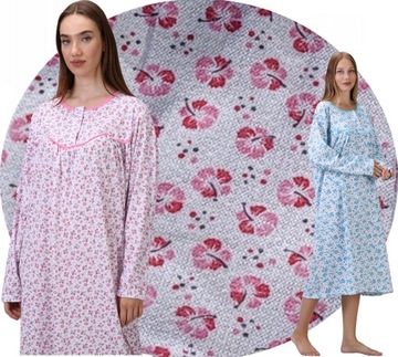 Koszula Nocna Ciepła Flanelowa FLANELA XXXL 56/58