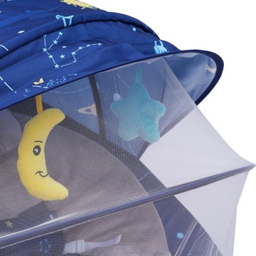 Серая детская электрическая гондола с Bluetooth и USB