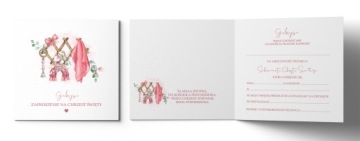 Приглашение к святому крещению +конверт +строка