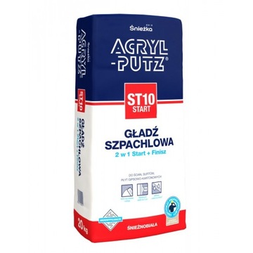 ACRYL PUTZ ST10 GŁADŹ SZPACHLOWA START FINISZ 20KG