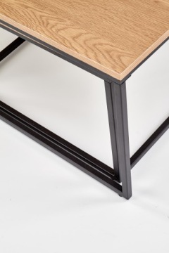 КОМПЛЕКТ ИЗ 2 СКАМЬЕК АЛЯСКА ХАЛЬМАР ЗОЛОТОЙ/ЧЕРНЫЙ ДУБ