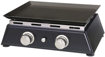 GRILL GAZOWY BBQ Plancha PATELNIA 2 Palniki 4kW