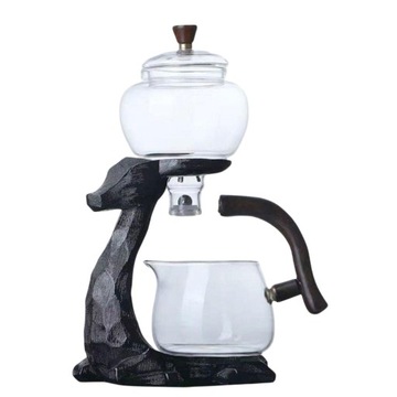Szklany zestaw automatyczny Drip Pot Zaparzacz Tea Drip Pot