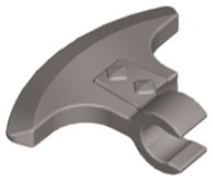 Lego 53454 ostrze topór srebrny flat silver 1szt N