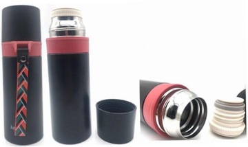 Termos próżniowy 350ml Czarny FRESH