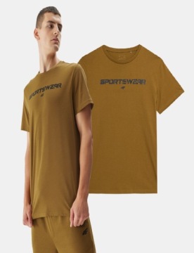 T-SHIRT 4F KOSZULKA MĘSKA BAWEŁNIANA SPORTOWA