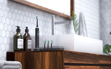 Szczoteczka Soniczna do zębów VERTENZ Wymienne Końcówki USB INDUKCJA White