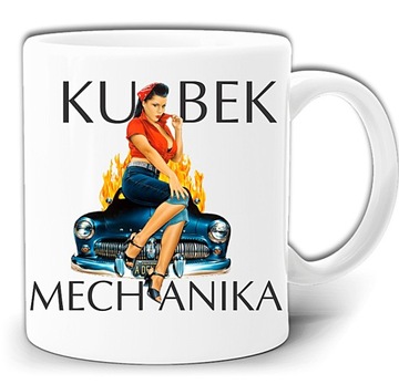 KUBEK MECHANIKA KUBEK Z NADRUKIEM + PUDEŁKO GW287
