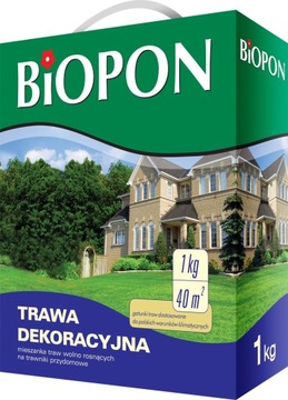 Biopon Trawa dekoracyjna nasiona trawy 1kg