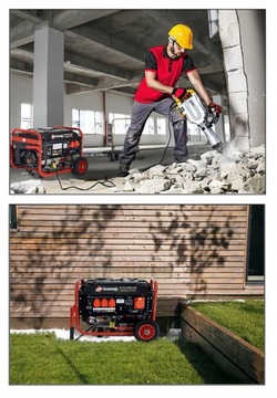 ПРОФЕССИОНАЛЬНЫЙ ГЕНЕРАТОР ГЕНЕРАТОР 5,2 кВт ELE-START AVR+ МЕДНЫЙ СТАТОР KowaL