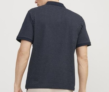 Koszulka polo męska JackJones JJLUIS AOP POLO SS r. XXL 56