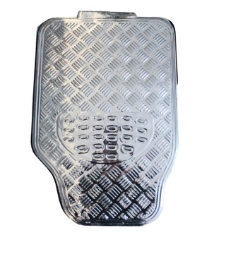 Металлические коврики CARBON, комплект из 4 шт.