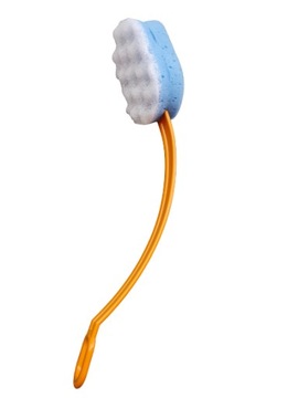 ГУБКА ДЛЯ ДУША ДЛЯ МЫТЬЯ СПИНЫ С ОСТРОЙ РУЧКОЙ ДЛЯ МАССАЖА