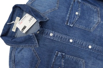 ДЖИНСОВАЯ РУБАШКА ЖЕНСКАЯ В РЕБРУСКУ, ЖЕМЧУЖНЫЕ ПУГОВИКИ, УДОБНАЯ, ГИБКАЯ, МОДНАЯ