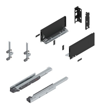 Szuflada BLUM LEGRABOX (K) 40kg L-450 Czarna