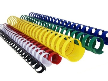 Гребни для переплета 18мм /100 шт Opus Red