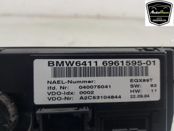 BMW 1 E81 E87 2004 ŘÍZENÍ I SOUČÁSTKY ELEKTRICKÉ