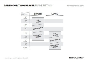 Dartmoor Two6Player solid frame - L (Long) Black/Grey
