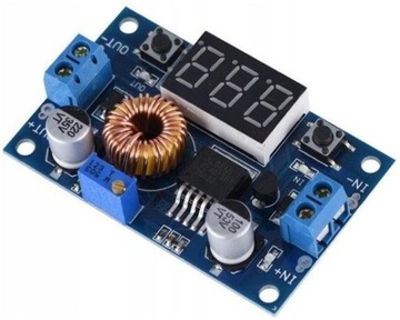 Przetwornica XL4015E - 5A 75W - 4-30V Step down - z woltomierzem