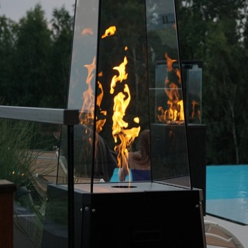 Зонтичный стальной газовый обогреватель 12 кВт Комплект