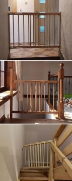 Детские ворота безопасности для лестниц 102-182, высота 76